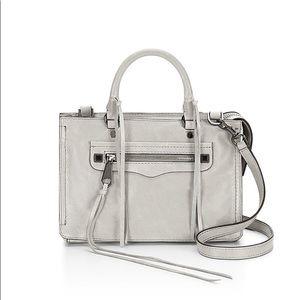 Rebecca Minkoff Gray Micro Regan Crossbody